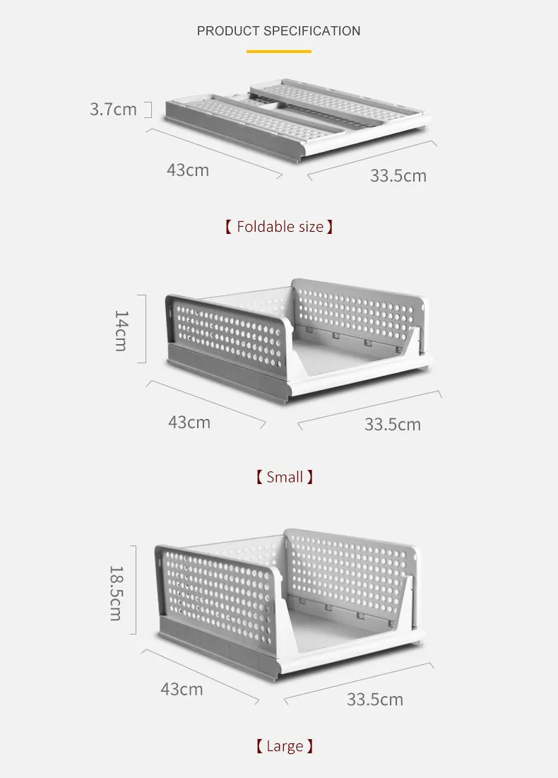 Armario Modular Chico Por Unidad Apilable Organiza Placard - Blanco - imagen 8