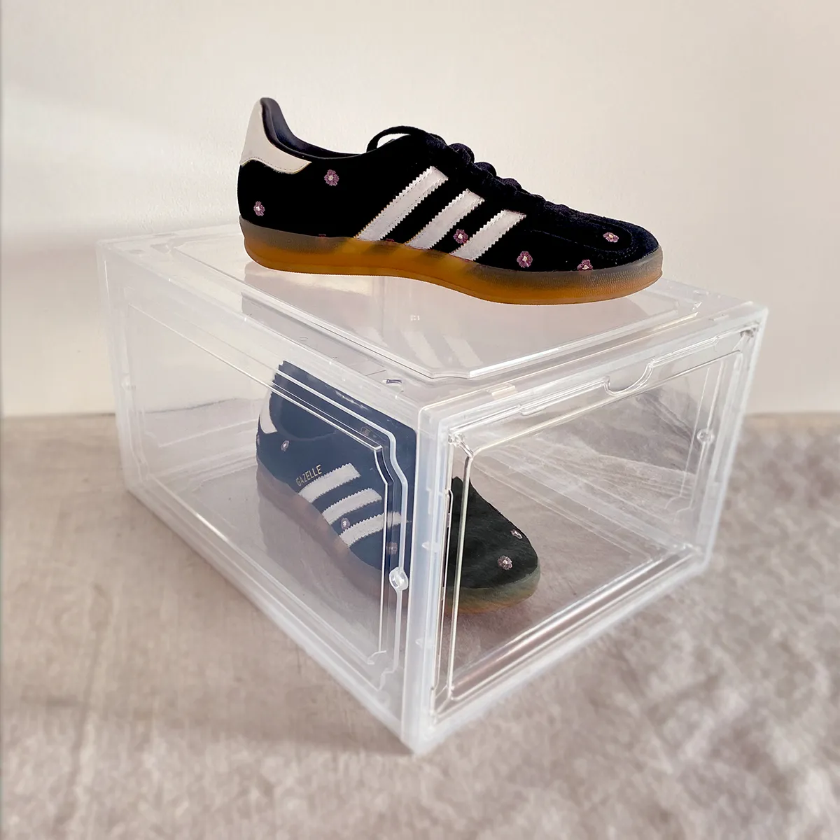 Organizador Acrilico De Zapatos Cierre Con Imanes Pack 6 - Transparente - imagen 9