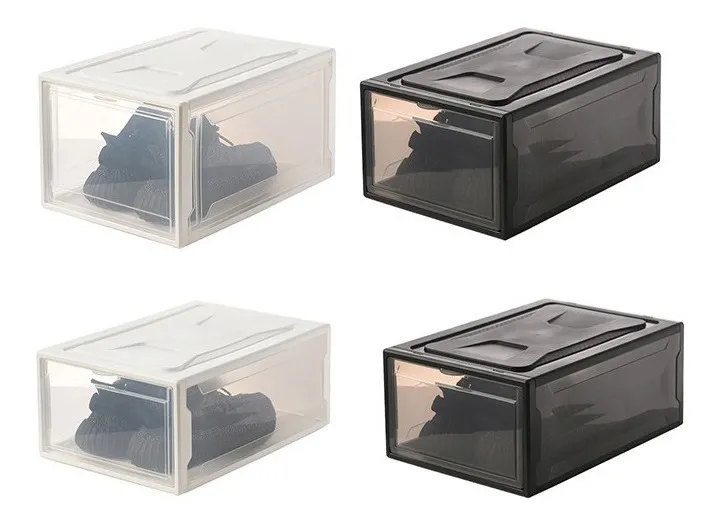 Organizador De Zapatos Acrílico Premium Pack 3 Transparente - imagen 7