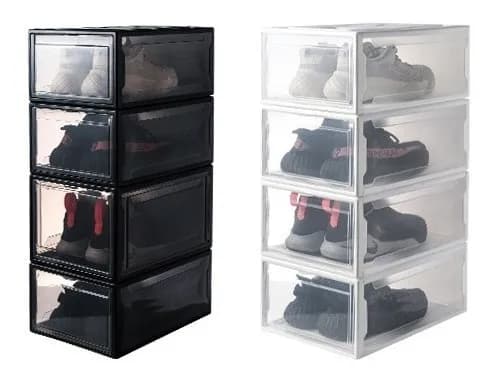 Organizador De Zapatos Acrílico Premium Pack 3 Transparente - imagen 8