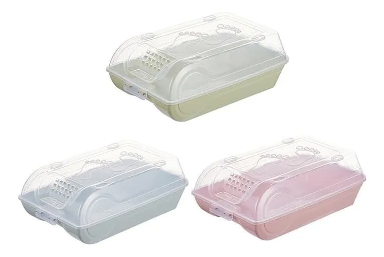 Una Unidad Organizador De Zapatos Box Apilable Rígido - imagen 5