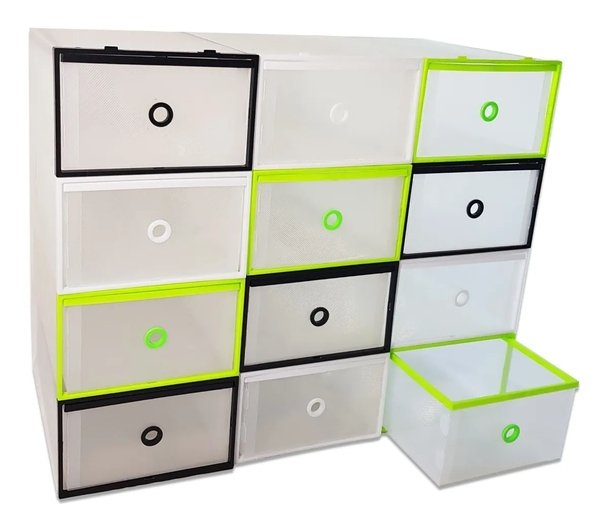 Organizador De Zapatos Cajoncito P/12 Talle 44 Transparente - imagen 3