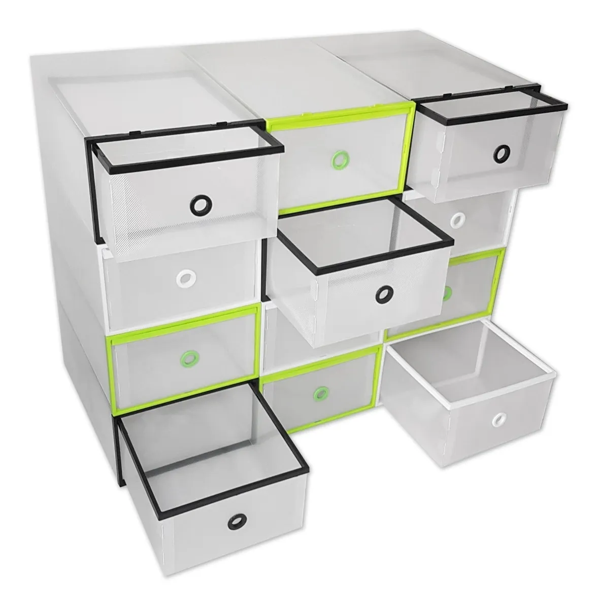 Organizador De Zapatos Cajoncito P/12 Talle 44 Transparente - imagen 7