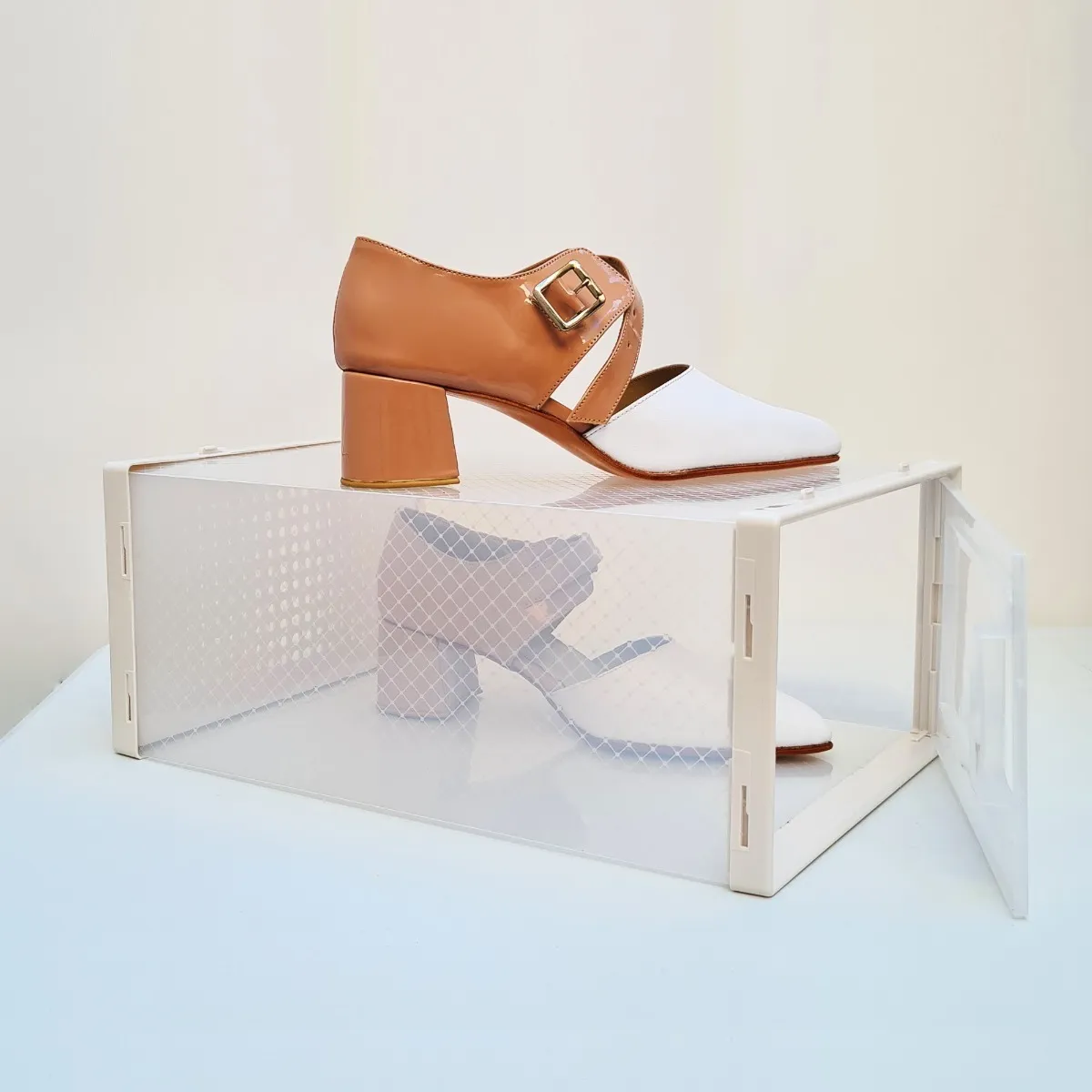 Organizador De Zapatos Estilo Japonés Pack 6 Ventilación - imagen 6