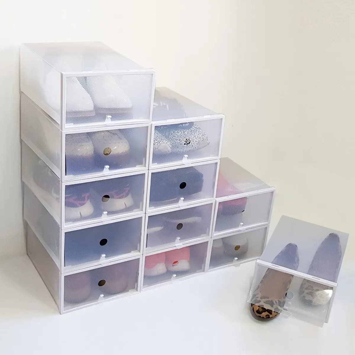 Una Unidad Organizador De Zapatos Talle 40 Transparente - imagen 5