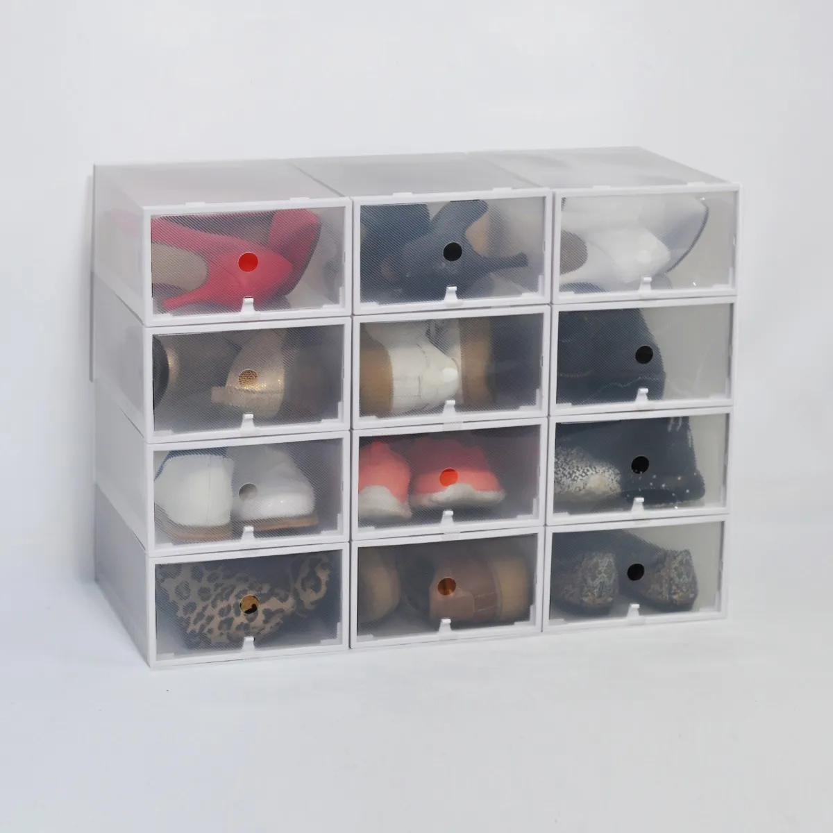 Una Unidad Organizador De Zapatos Talle 40 Transparente - imagen 8