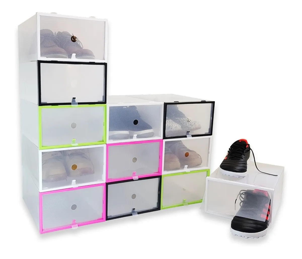 Organizador De Zapatos Pack 12 Hasta Talle 44 Transparente - imagen 7