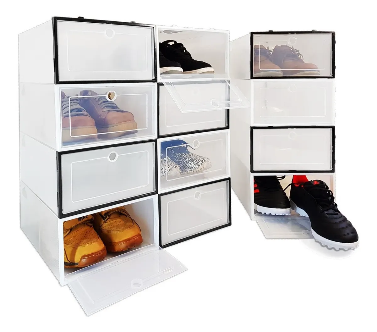 Organizador De Zapatos Tapa Rígida Pack 6 Talle 44 Premium - imagen 8