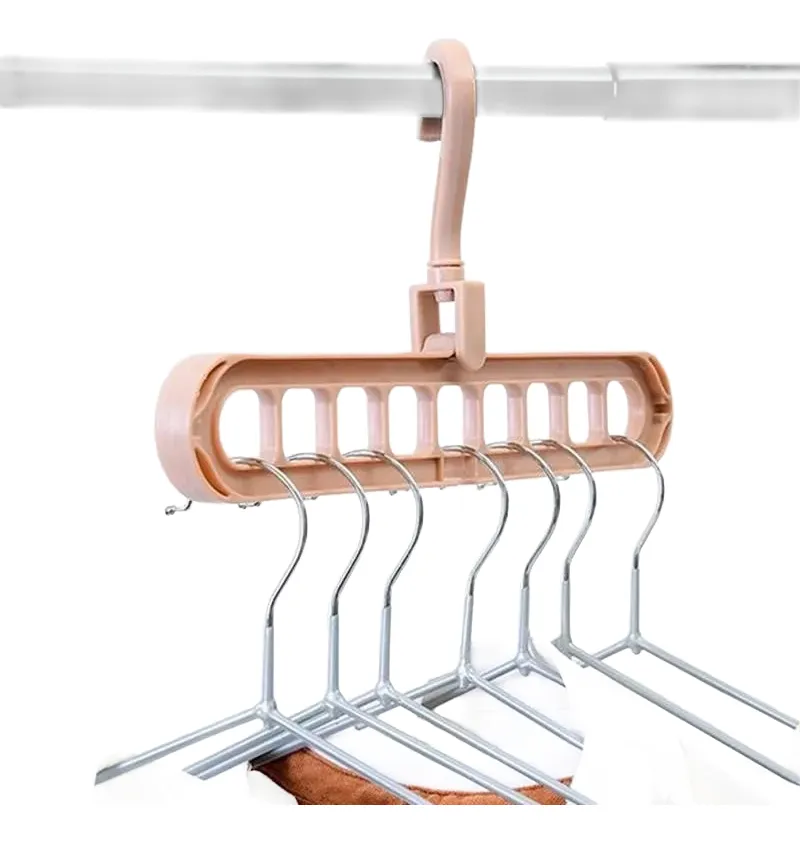 Percha Mágica 9 Agujeros Ahorro Espacio Ropero 3 Posiciones - imagen 9